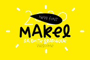 Makel, typography, a Handwritten Font by La Boite Graphique (Thumbnail 2 of 10)