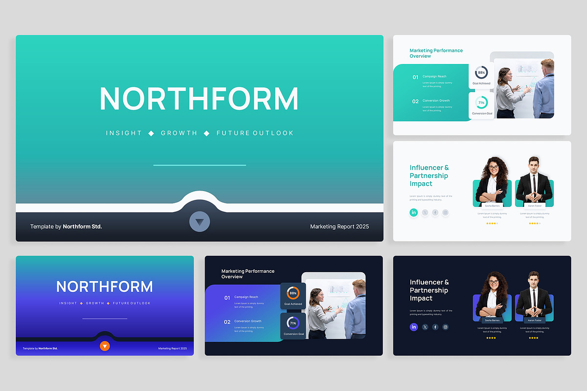 Corporate Bundle - Google Slides, a Presentation Template by New Coral Design (Photo 7 of 23)