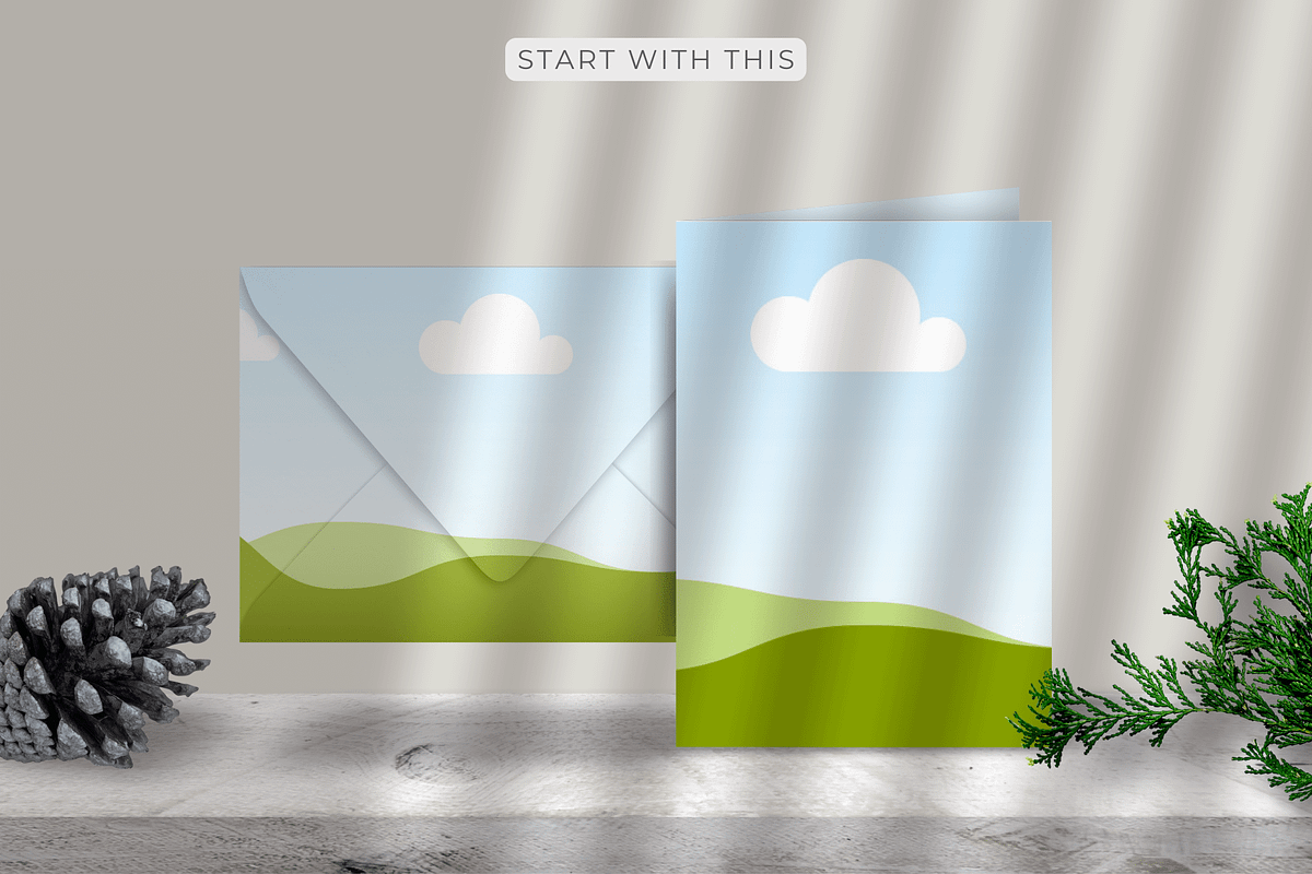 16 Christmas Card Canva Mockups, a Merchandise Mockup by Mockup Scene (Photo 20 of 23)