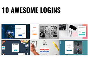 Ramro Web UI Kit - Login/Signups
