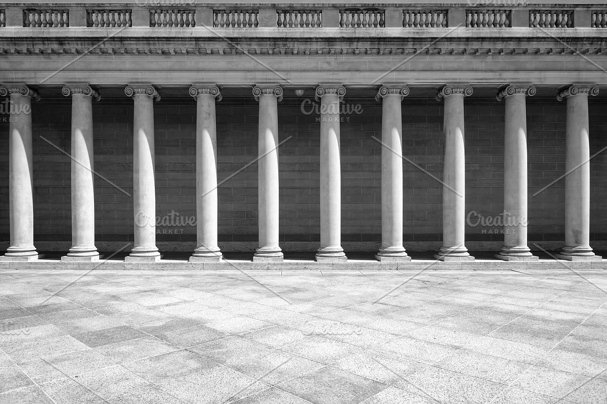 Colonnade in classic style, an Architecture Photo by Lucky Photographer (Photo 2 of 2)