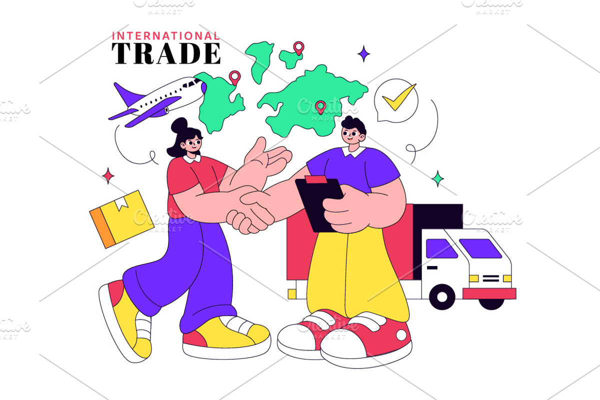 10 International Trade Illustration, a Finance Illustration by denayunebgt (Photo 4 of 4)