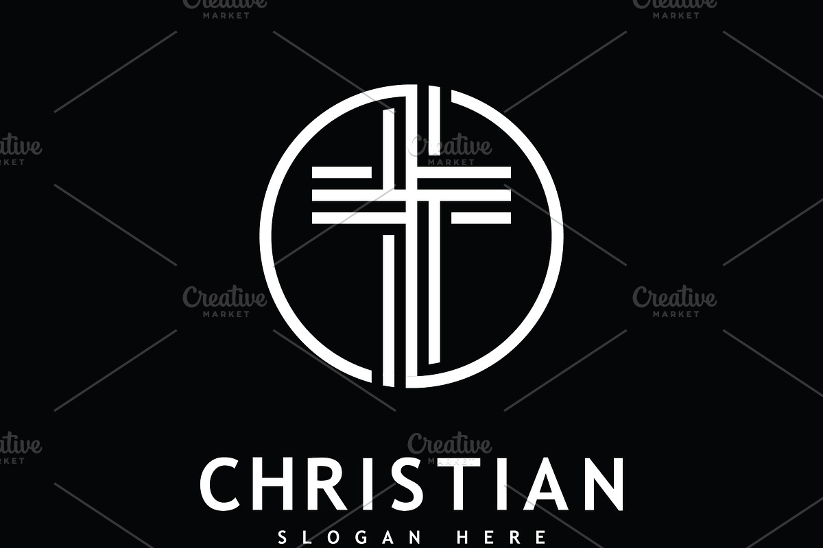 Christian Church logo creative, a Graphic by T.Vooka