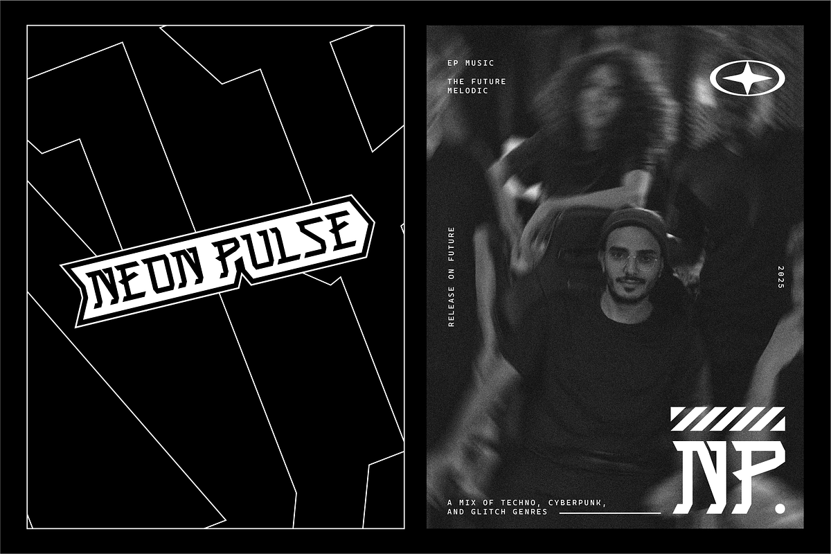 VB LejitVybz - Futuristic Font, a Sans Serif Font by VALIANTBROTHA (Photo 7 of 10)