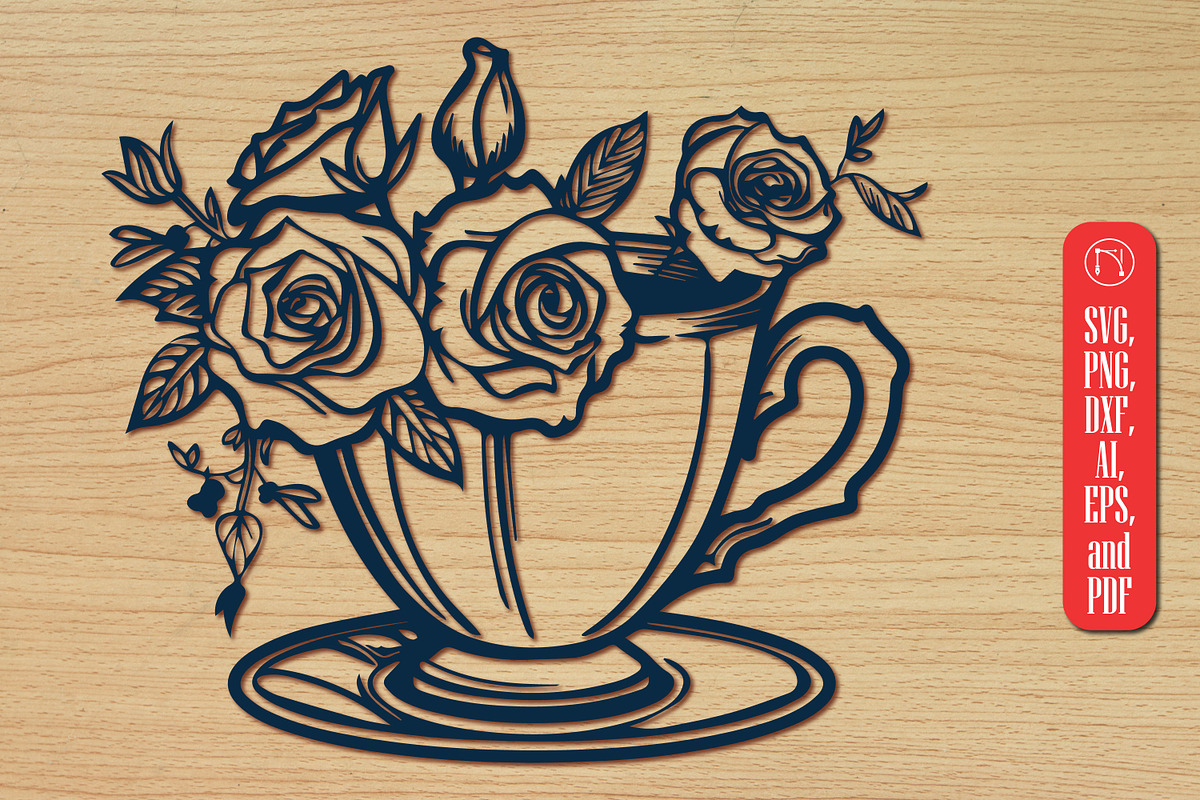 The Cricut Element with Flowers SVG, a Graphic by NGISED (Photo 11 of 18)