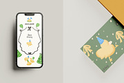 Baby Duck Clipart & Patterns Bundle, an Animal Illustration by lilovwishes (Thumbnail 8 of 8)
