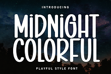 Midnight Colorful | Script Font