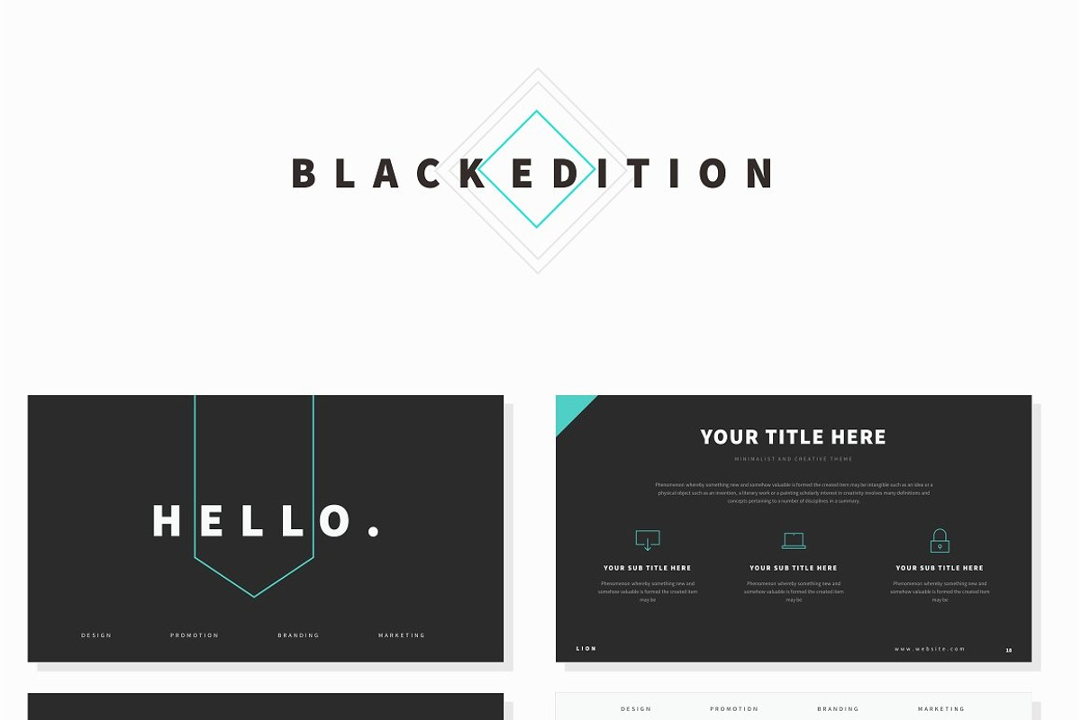 Lion - Powerpoint Template, a Presentation Template by Mikokit (Photo 11 of 11)