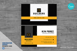 Construction Canva Business Card 10