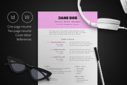 Modern Resume Template, a Resume Template by Templates by Maggie (Thumbnail 1 of 4)
