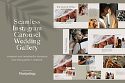 Seamless Instagram Carousel Wedding, a Social Media Template by Typology (Thumbnail 1 of 5)