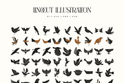 Linocut Garden | Poster Builder, an Object Graphic by KetteCreate (Thumbnail 16 of 20)
