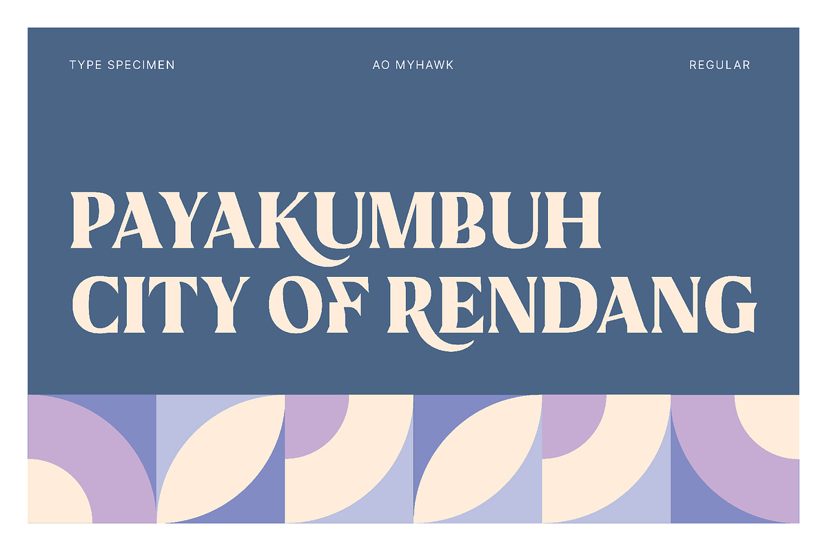AO Myhawk - Display Typeface, a Font by OwunStudio (Photo 13 of 15)