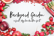 Backyard Garden Script, a Script Font by Beck McCormick (Thumbnail 7 of 7)