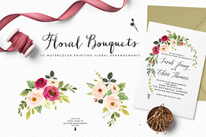 Vigorous Spring-Graphic Design Set