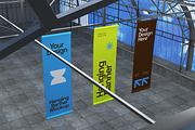 Hanging Banner Mockup, a Mockup by graphicook (Thumbnail 3 of 4)