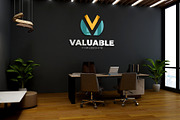 PSD Modern Office Wall Logo Mockup, a Product Mockup by Ayy (Thumbnail 10 of 23)
