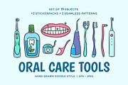 Oral Hygiene Care Tools Set, an Object Graphic by 35lab (Thumbnail 1 of 6)