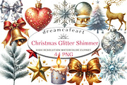 Christmas Glitter and Shimmer, an Illustration by DreamCafeArt (Thumbnail 1 of 8)