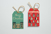 Set of 40 christmas gift tags, a Pattern Graphic by SomStock (Thumbnail 5 of 5)