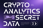 Median - Futuristic Sci-fi Font, a Sans Serif Font by Hamz Studio (Thumbnail 5 of 12)