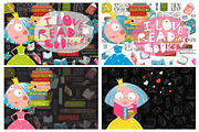 Give me a Book! HUGE Reading Bundle, an Education Illustration by Popmarleo Shop (Thumbnail 6 of 20)