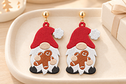 Gnome Earrings Embroidery Design, an Object Graphic by Craft Nest (Thumbnail 2 of 4)