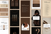 Dark Aesthetic Instagram Templates, a Social Media Template by Templates Boutique (Thumbnail 9 of 9)
