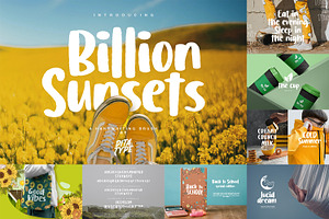 Modern Brush Font Bundle