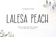 Lalesa Peach - Tall and Skinny Font, a Handwritten Font by Jimtype Studio (Thumbnail 3 of 5)
