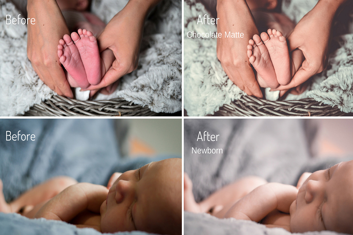 Newborn and Kids Lightroom Presets preview 3