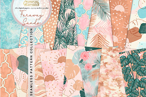 Faraway Sands - Seamless Patterns