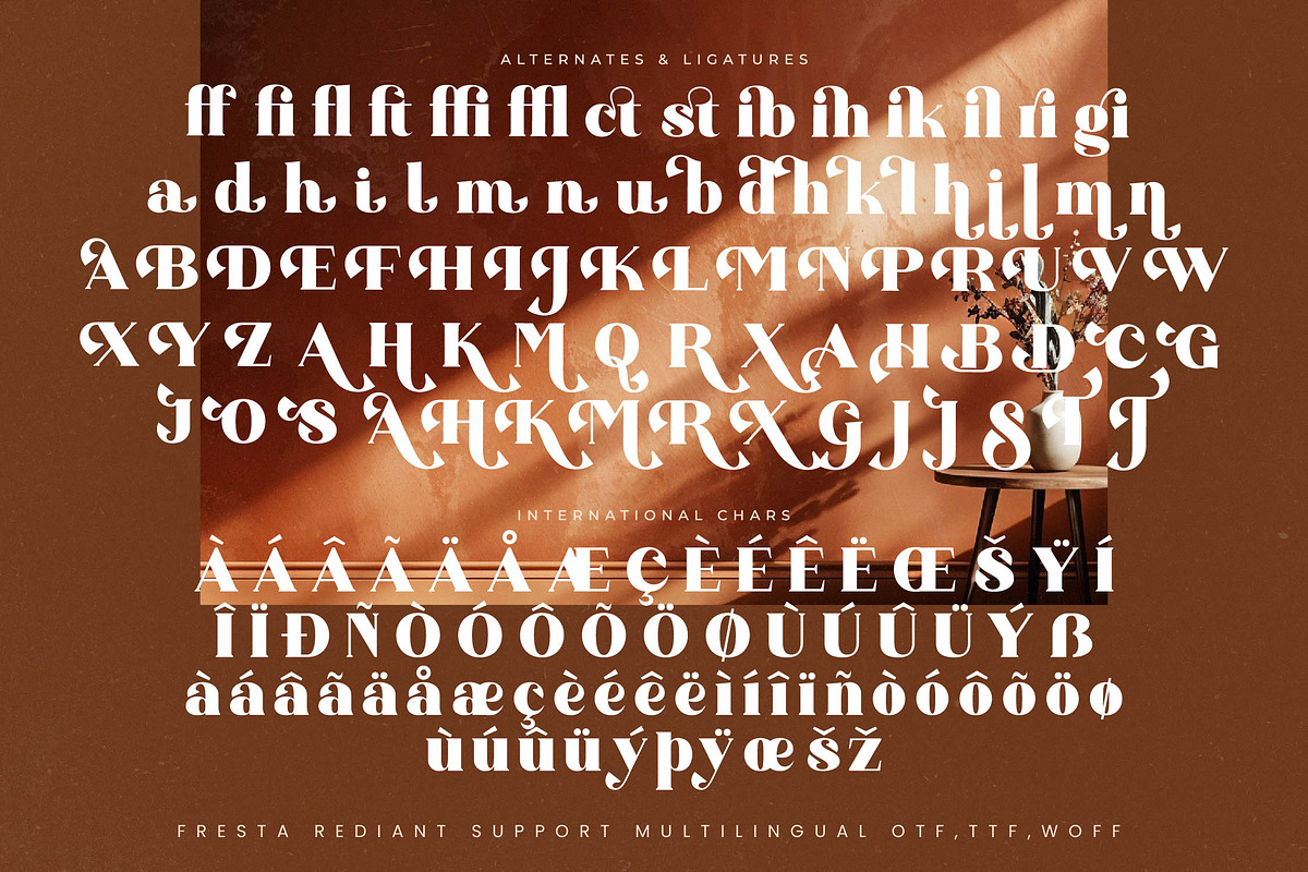 Fresta Rediant - Luxury Serif Font, a Serif Font by timelesstype.co (Photo 19 of 20)