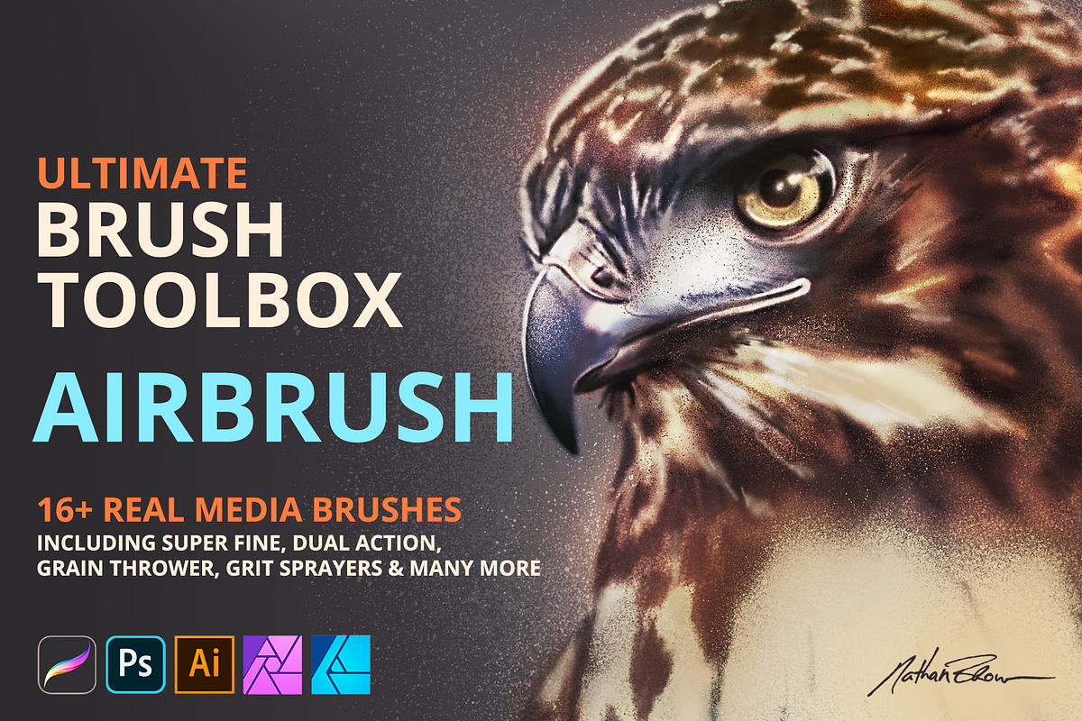 Ultimate Brush Toolbox – Airbrush, a Brush Add-On by Nathan Brown (Photo 1 of 5)