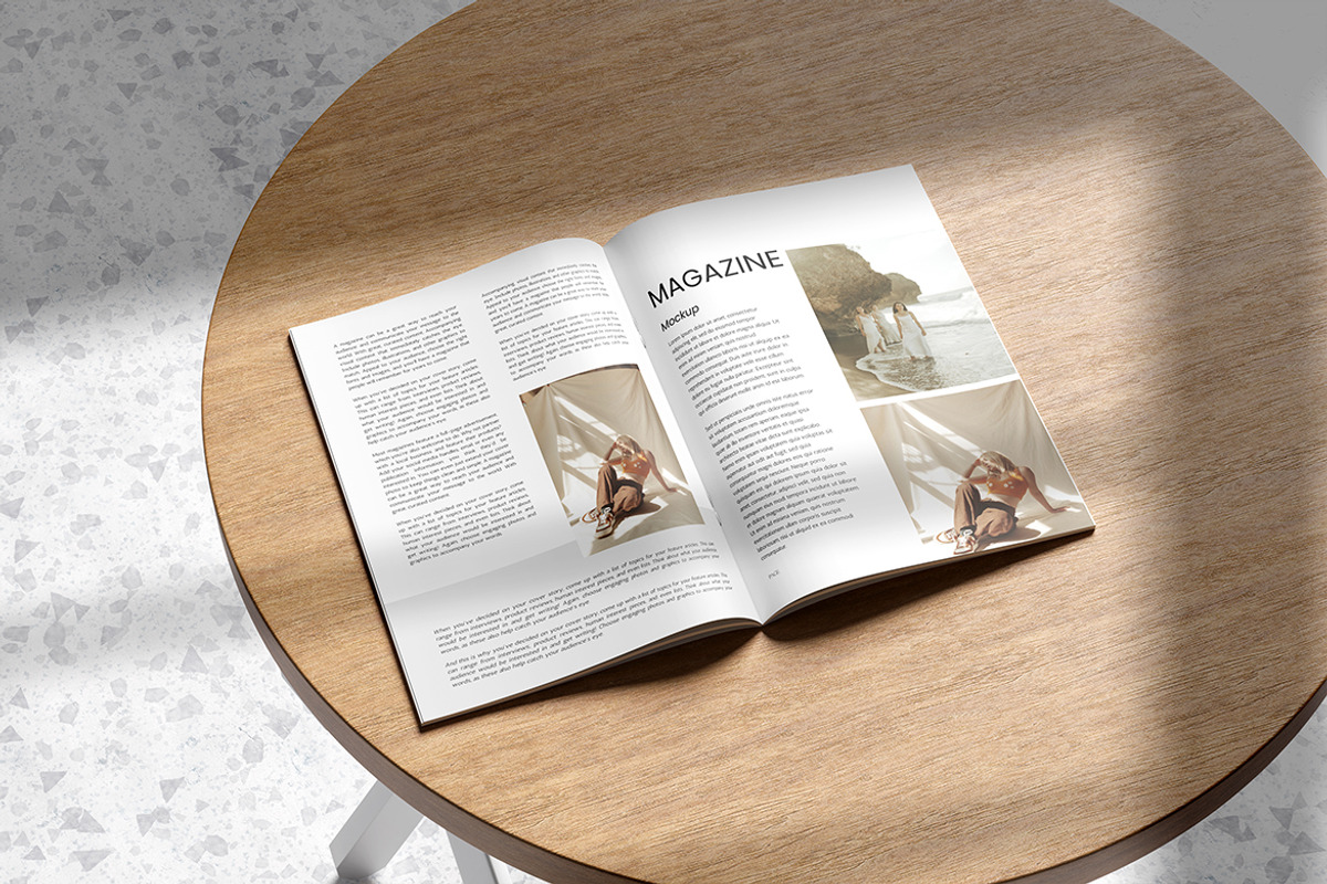 Catalog / Magazine Mockup, a Books & Magazine Mockup by graphic_keY (Photo 3 of 5)