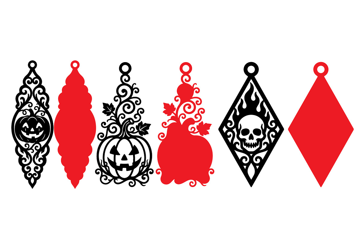 Halloween Ornaments Laser Cut SVG, an Object Graphic by DreamCafeArt (Photo 12 of 12)