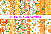 Orange Seamless Pattern, a Pattern Graphic by Digital Studio (Thumbnail 1 of 5)