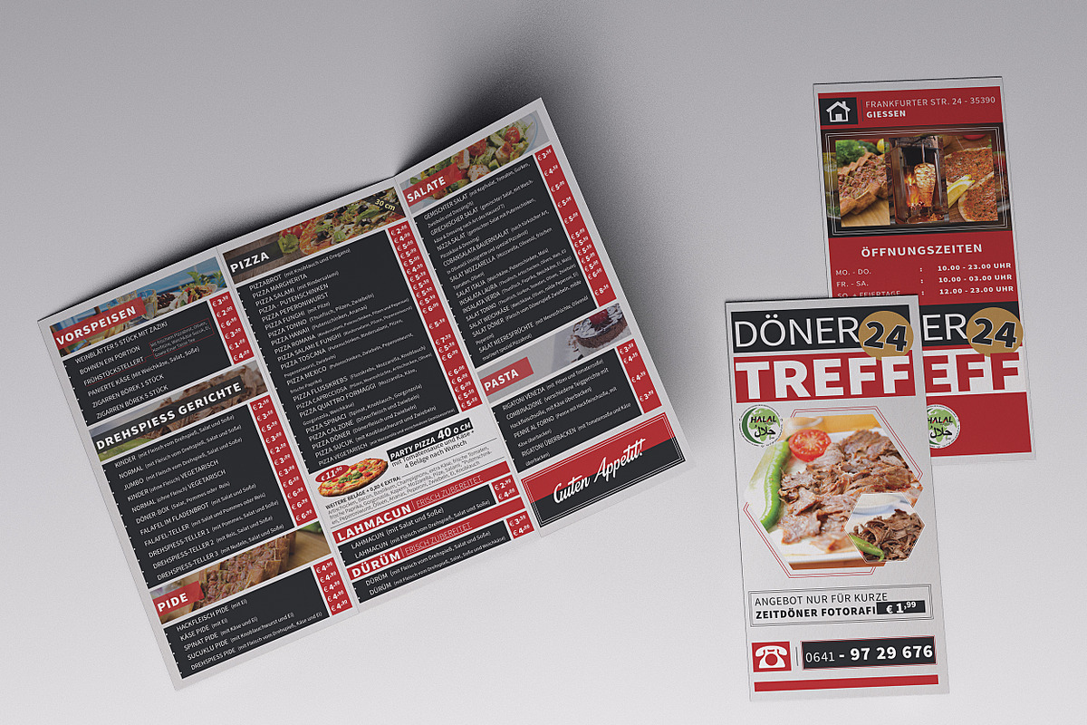 Cafe & Restaurant Trifold Brochure01, a Brochure Template by fatihakdemir (Photo 2 of 4)