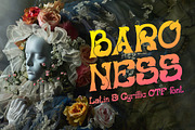 Baroness - stylized baroque font, a Symbol Font by Ekaterina Glazkova (Thumbnail 10 of 10)