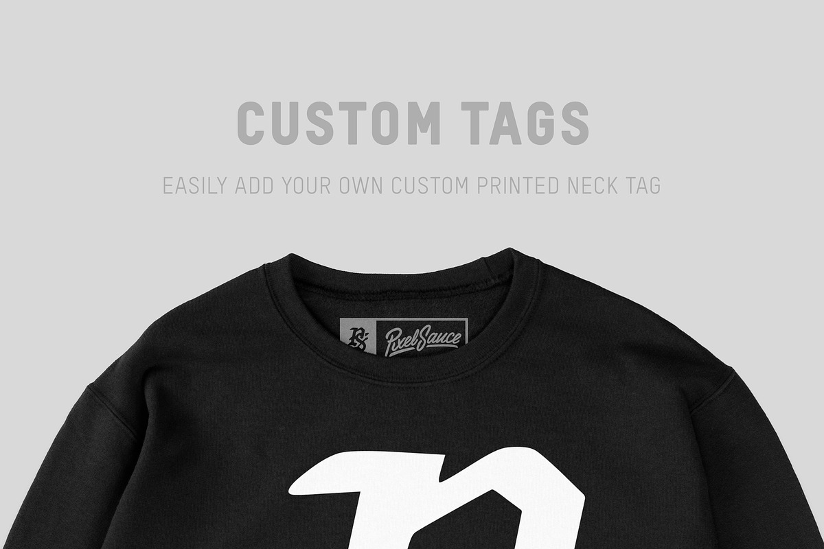 Jerzees 562MR NuBlend Sweatshirt, a Shirt Mockup by Pixel Sauce™ (Photo 7 of 7)