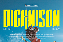 Dicknison – Modern Sans Display Font