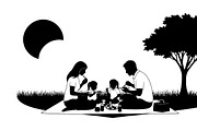 Charming summer picnic family, a Seasonal Illustration by Amazin_art (Thumbnail 16 of 23)