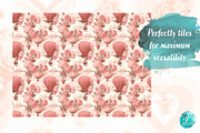 Vintage Valentine seamless patterns, a Decorative Illustration by Verdigris Studios (Thumbnail 3 of 3)