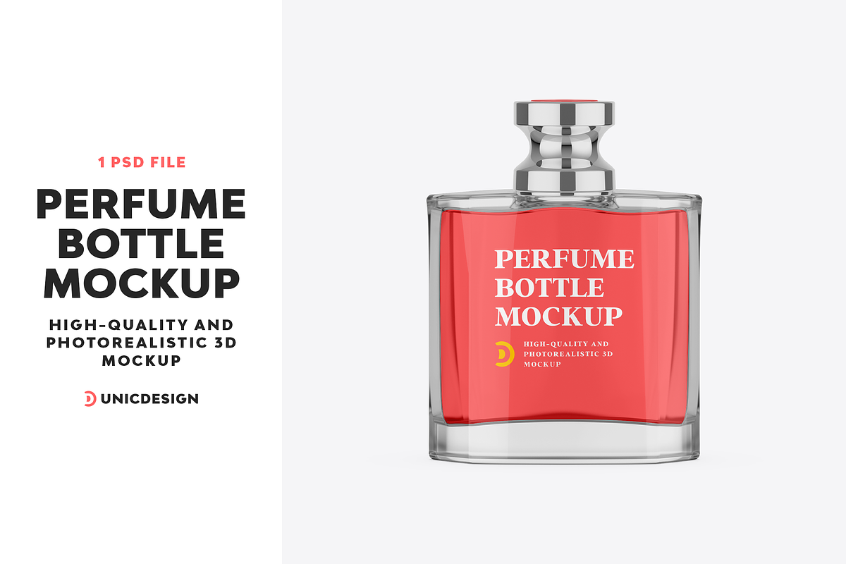 Perfume Bottle Mockup, a Product Mockup by UnicDesign (Photo 1 of 3)