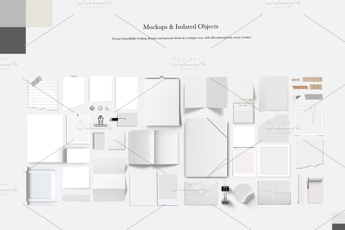 Mega Scene creator Bundle, a Books & Magazine Mockup by Kzara Visual Concepts (Photo 12 of 19)