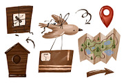 Post Delivery Bird with Carton Box, an Object Graphic by the_myro (Thumbnail 2 of 3)