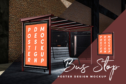 Poster Design Mockup (Bus Stop)