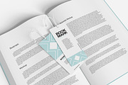 Bookmark Mockup, a Books & Magazine Mockup by Indah (Thumbnail 2 of 6)