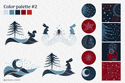 Winter wonderland Clipart Collection, a Seasonal Illustration by Tatyana_Zenartist (Thumbnail 9 of 13)