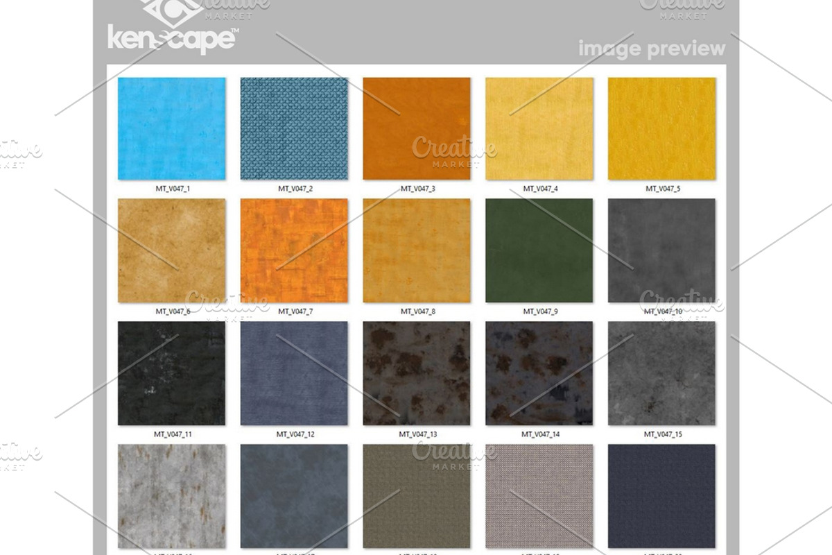 20 Seamless Metal Textures, an Architecture Photo by KenScape (Photo 3 of 3)